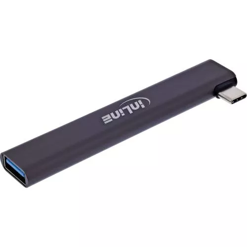InLine® Slim USB-C Hub, 4-Port, USB 3.0 + 3x USB 2.0, schmale Bauform