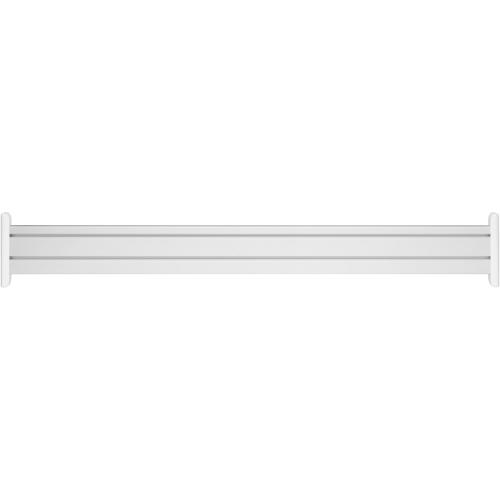 Preview: Slatwall Tischhalterung – Aluminium-Panel 1 m mit 2 Stützen (0,43 m)