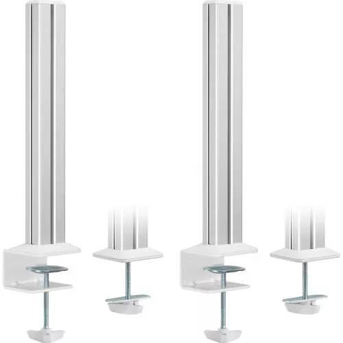 Slatwall Tischhalterung – 1m Aluminium-Panel mit 2 Stützen (0,86m)