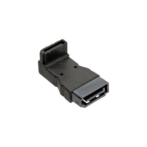 Preview: InLine® SATA Adapter Stecker Buchse gewinkelt nach unten