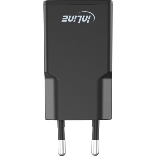 Preview: InLine® USB Netzteil Ladegerät Dual USB-C, PD, PPS, 30W, schwarz