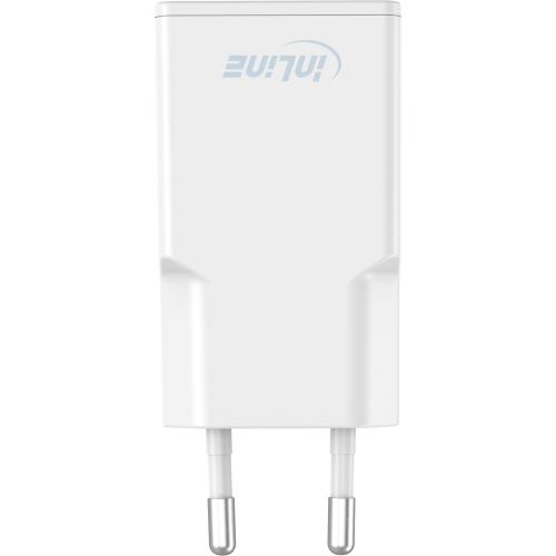 Preview: InLine® USB Netzteil Ladegerät Dual USB-C, PD, PPS, 30W, weiß