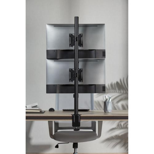 Preview: InLine® Tischhalterung, für 2x LCD-/LED-Display bis 81cm (32"), max. 9kg