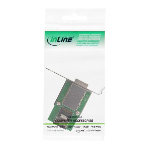 InLine® SAS low profile Slotblech ext. SFF-8088 auf int. SFF-8087
