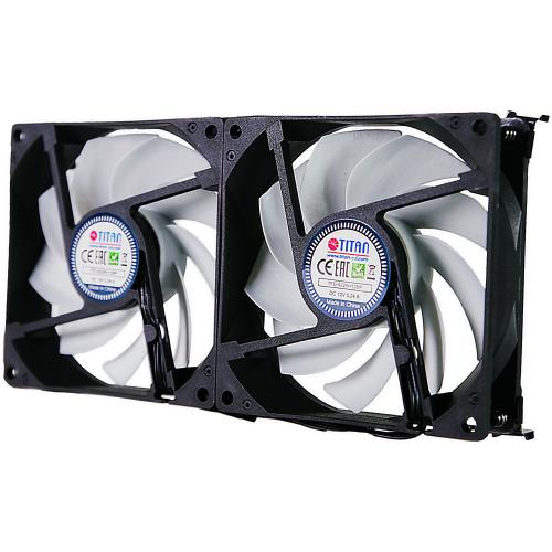 Preview: Titan TTC-SC22(A)/V2+ Kühlschrank-Doppellüfter 92x25mm IP55 für Camping