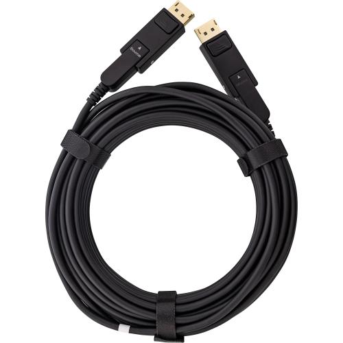 Preview: DisplayPort 1.4 AOC Kabel – 8K UHD, abnehmbare Stecker, Glasfaser-Hybridkabel