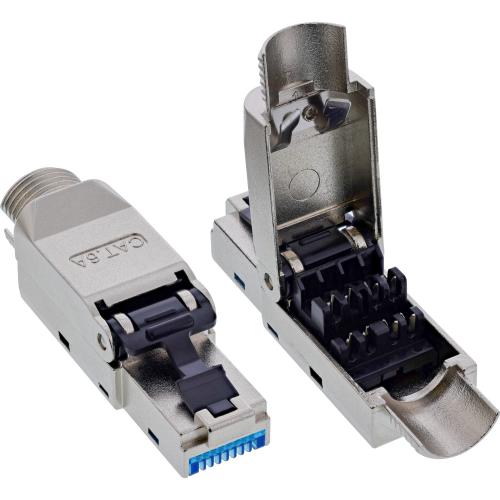 Preview: RJ45 Stecker Cat.6A – feldkonfektionierbar – geschirmt – 500 MHz – 10 Gb/s