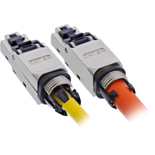Preview: RJ45 Stecker Cat.6A – feldkonfektionierbar – geschirmt – 500 MHz – 10 Gb/s