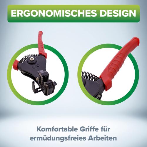 Preview: Abisolierzange für Solarkabel – für 2,5 / 4,0 / 6,0 mm² Leitungen