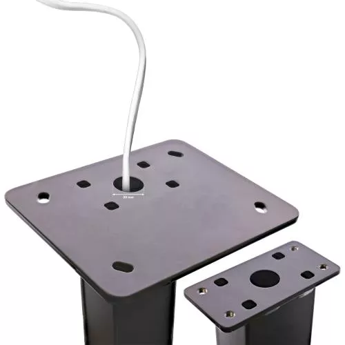 Universal Wallbox Standfuß XL mit Wetter- und Kabelschutz – Extra großer Ständer für EV-Ladestationen