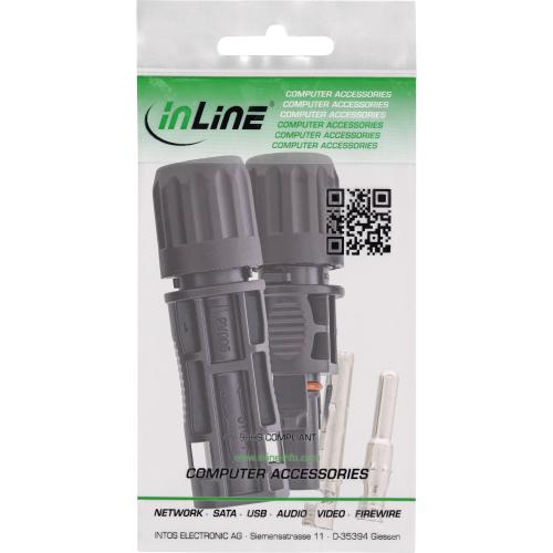 Preview: Photovoltaik Steckverbinder Set MC4-kompatibel – Stecker & Buchse für 4–6 mm²