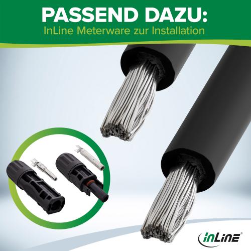 Preview: Photovoltaik Steckverbinder Set MC4-kompatibel – Stecker & Buchse für 4–6 mm²