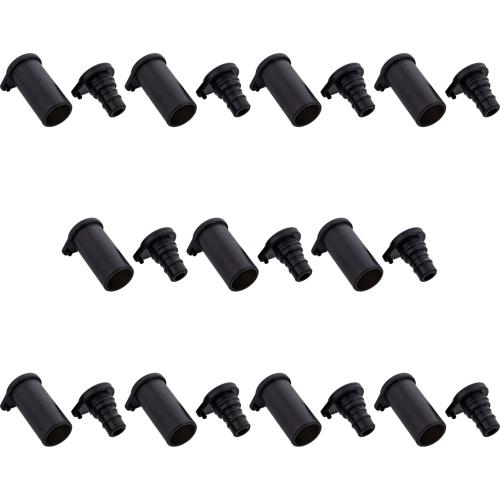 Preview: Staubschutzkappen für MC4/PV4 Solarstecker – 10er Set (Stecker + Buchse)