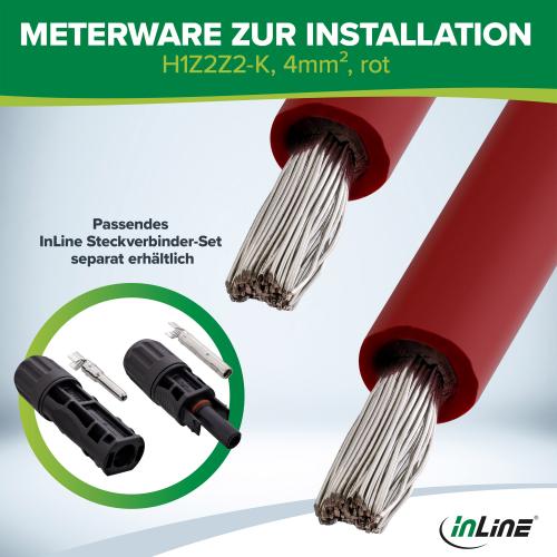 Preview: Solarkabel H1Z2Z2-K 4mm² (25 m, Rot)