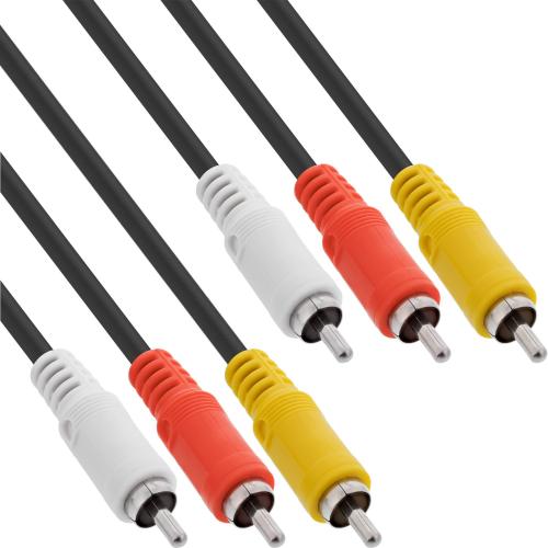 Cinch Audio-/Videokabel 3x Cinch Stecker/Stecker