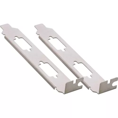 Slotblech für 2x Sub-D 9-pol – beidseitig nutzbar – 2er Set