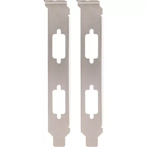 Slotblech für 2x Sub-D 9-pol – beidseitig nutzbar – 2er Set