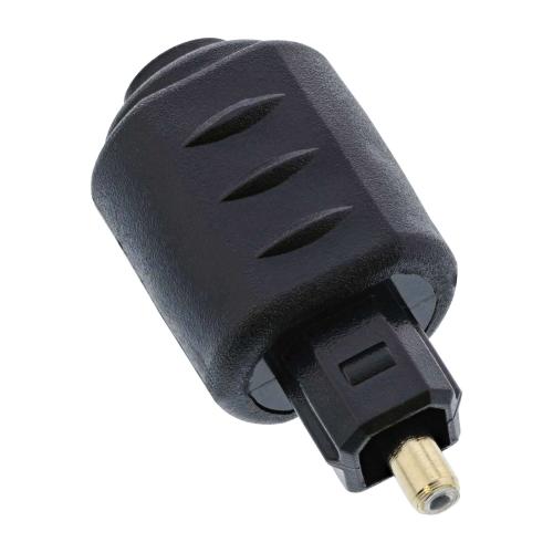 Mini-Toslink auf Toslink Adapter – 3,5 mm optische Buchse auf Toslink Stecker