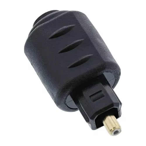 Mini-Toslink auf Toslink Adapter – 3,5 mm optische Buchse auf Toslink Stecker