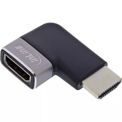 HDMI Adapter – 90° gewinkelt (rechts), HDMI A Stecker auf Buchse, 8K UHD