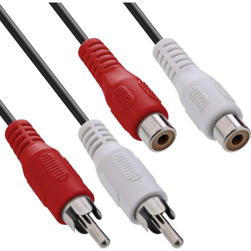 Cinch Verlängerung 2x Cinch Stecker/Buchse