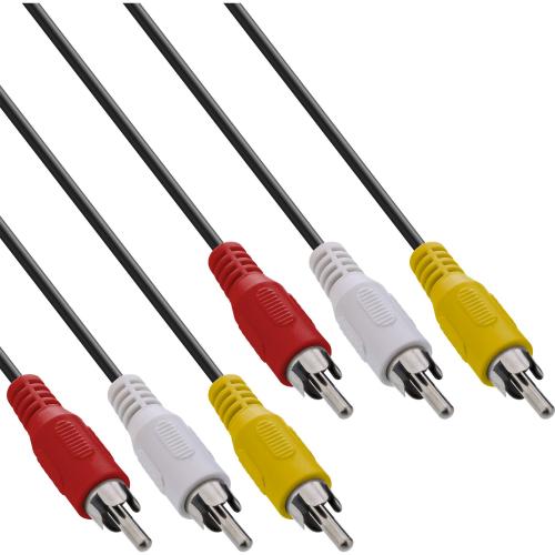 Cinch Audio-/Videokabel 3x Cinch Stecker/Stecker, 2 m