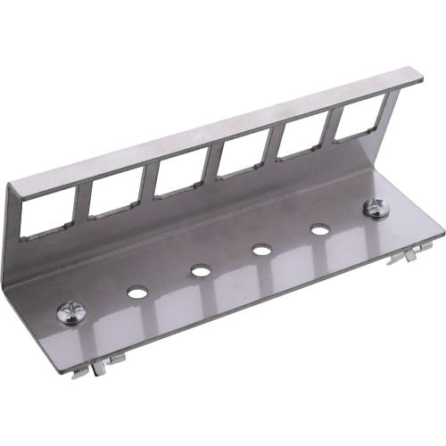 Preview: Keystone SNAP-In Metall-Modulhalter 6-fach für Hutschiene