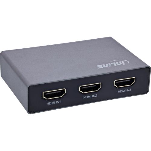 Preview: HDMI Switch 3-fach – 8K@60Hz, 4K@144Hz, HDMI 2.1, HDCP 2.3