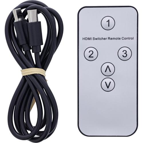 Preview: HDMI Switch 3-fach – 8K@60Hz, 4K@144Hz, HDMI 2.1, HDCP 2.3