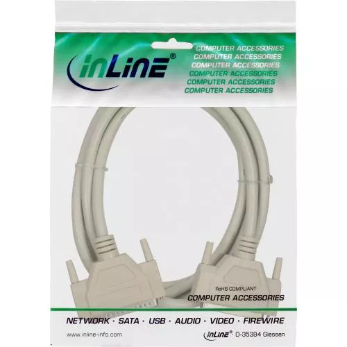 Serielle Verlängerung Sub-D 37pol – Stecker/Buchse, 1:1, 5 m