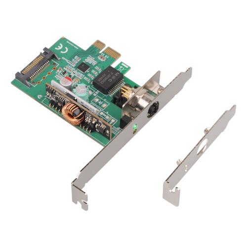 Gigabit Netzwerkkarte mit M12 x-kodiert, PCIe x1, PoE+, Industrieausführung