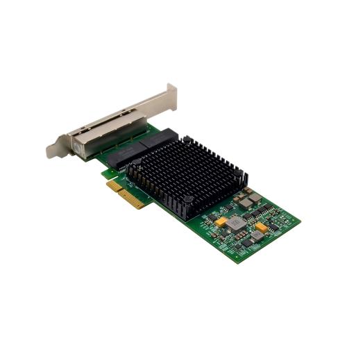 Preview: Quad Gigabit Netzwerkkarte – 4x RJ45, PCIe x4, für Server & NAS