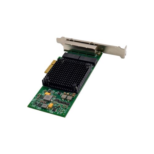 Preview: Quad Gigabit Netzwerkkarte – 4x RJ45, PCIe x4, für Server & NAS