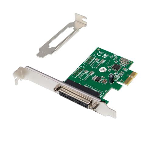 PCIe Parallel-Schnittstellenkarte – 1x DB25, Low Profile, IEEE 1284