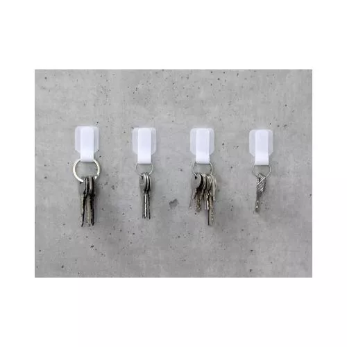 Label-The-Cable LTC PRO Wall Straps, Klett-Kabelhalter, 50er-Pack, weiß
