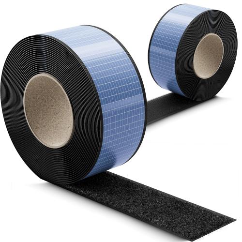 Label-The-Cable LTC Tough Tape Strap, Outdoor Klettbandrolle 50mm, schwarz, 5m