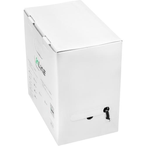 Preview: Cat 7A Außen-Verlegekabel, S/FTP, PiMF, AWG23, PE-Mantel, 1200 MHz, Schwarz