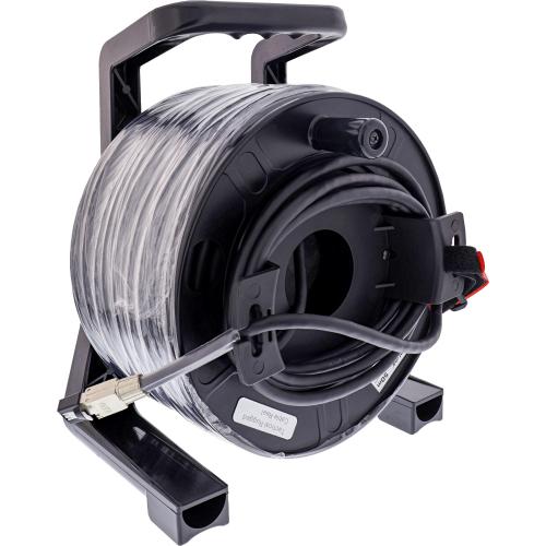 Netzwerk Kabeltrommel Cat.6A Outdoor, 50 m, PUR, IP67 Spule
