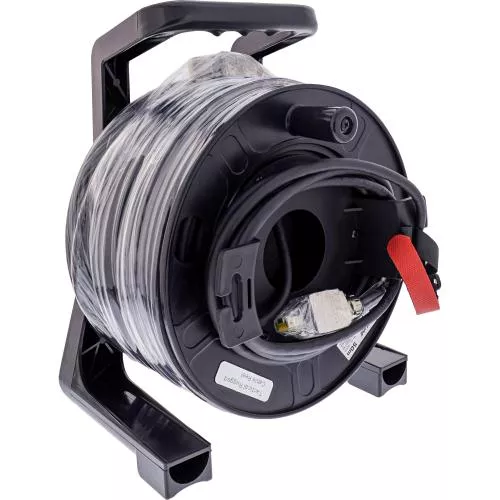 Netzwerk Kabeltrommel Cat.6A Outdoor, 50 m, RJ45 HARTING, IP67
