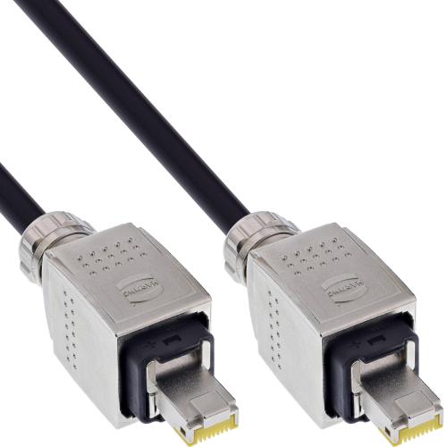 Preview: Netzwerk Kabeltrommel Cat.6A Outdoor, 50 m, RJ45 HARTING, IP67