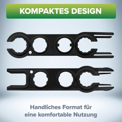 Preview: Montageschlüssel-Set für Solarstecker (MC4 / PV4) – 2er Set