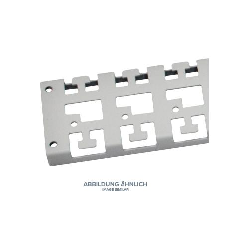 Preview: Triton RAC-VP-D55-X1 Kabelführungspanel für 1200mm tiefen Schrank, grau