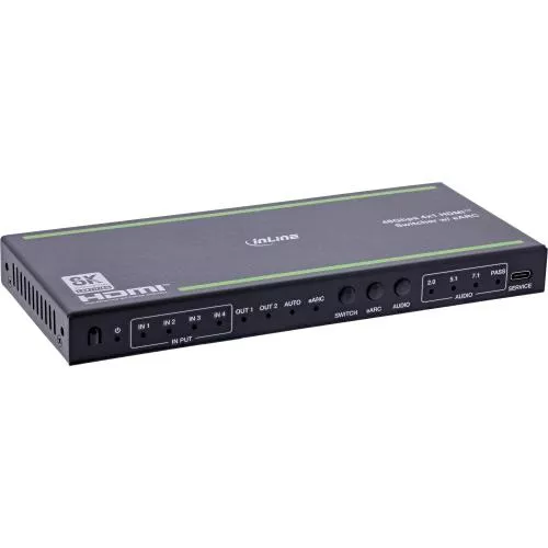 HDMI Switch 4-fach mit Audio-Auskopplung – 8K, 48 Gb/s