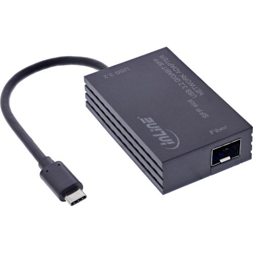 USB-C zu SFP Gigabit Fiber Netzwerkadapter (10/100/1000 Mb/s)