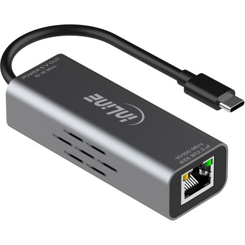 USB-C zu RJ45 PoE-Adapter mit Überspannungsschutz