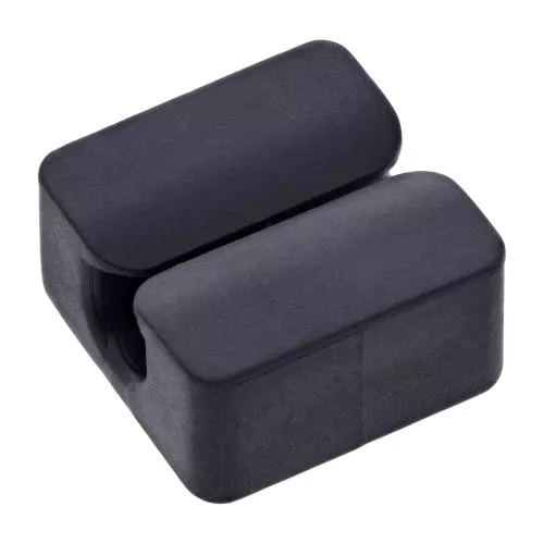 10er Pack Kabelclip 1-fach, selbstklebend, mit 3M®-Pad, Schwarz