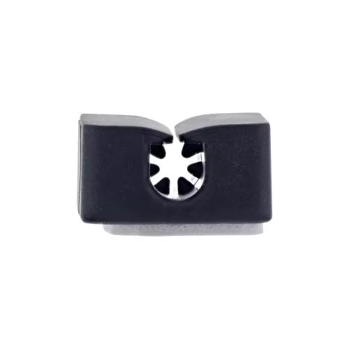 10er Pack Kabelclip 1-fach, selbstklebend, mit 3M®-Pad, Schwarz