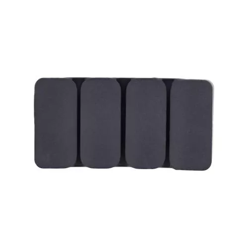 5er Pack Kabelclip 3-fach, selbstklebend, mit 3M®-Pad, Schwarz