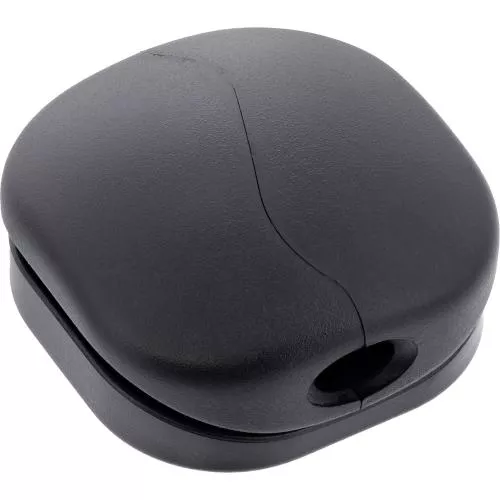 10er Pack Click Kabelmanager 1-Line, selbstklebend mit 3M®-Pad, Schwarz