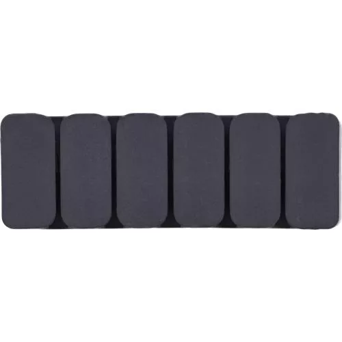 5er Pack Kabelclip 5-fach, selbstklebend, mit 3M®-Pad, Schwarz